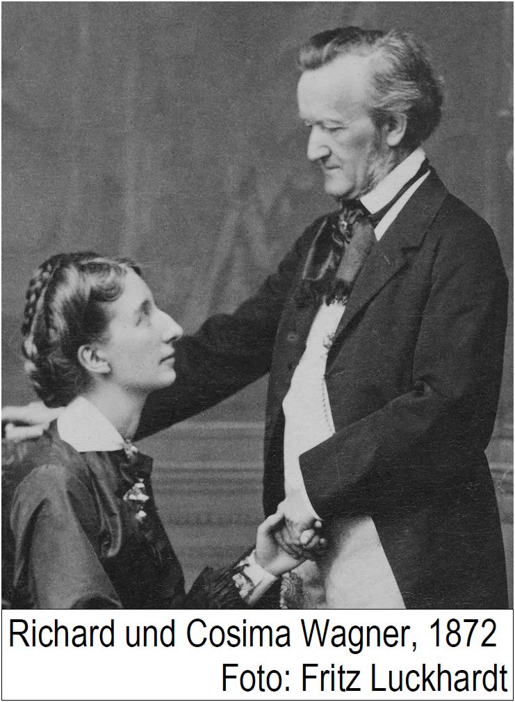 Cosima und Richard Wagner 1872